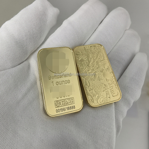 Colección Suiza 2024, Dragón del Zodiaco Chino, Lingote de Cobre de <span class=keywords><strong>1</strong></span> <span class=keywords><strong>Onza</strong></span>, Paquete en Blíster, Barra de <span class=keywords><strong>Oro</strong></span> de Latón Sólido de 31g en Venta - Product Image 5