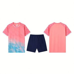 Uniformes de Fútbol Azules de Talla Grande, Camisetas de Fútbol Transpirables de Secado Rápido, 100% Poliéster, Ropa Deportiva - Product Image 2