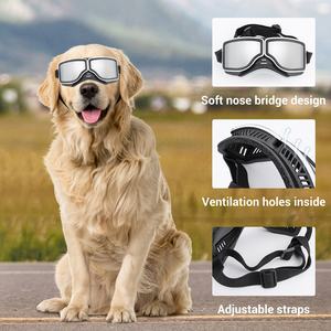 แว่นตาสำหรับสัตว์เลี้ยงแว่นตากันลมและกันแดดสำหรับสุนัขขนาดกลางขนาดใหญ่ - Product Image 4