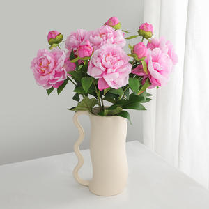 M-1099 <span class=keywords><strong>BOAN</strong></span> FLEURS Décor De Mariage Fleurs Artificielles Coloré Blooming Pivoine Soie Tissu Pivoine Fleur Artificielle - Product Image 4