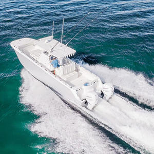 Bateau de pêche en catamaran en fibre de verre de 32 pieds de bonne qualité pour passagers et équipage à vendre - Product Image 2