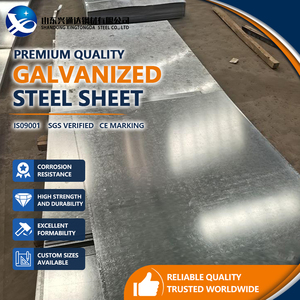 Placa de Acero Galvanizado por Inmersión en Caliente S350GD Tipo CS Z180 0.50mm 1500mm AISI para Proyectos de Ingeniería - Product Image 1