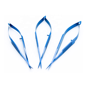 <span class=keywords><strong>Instruments</strong></span> chirurgicales ophtalmiques de 12.5cm, <span class=keywords><strong>Instruments</strong></span> de chirurgie fantaisistes en titane, ciseaux unisexes - Product Image 3