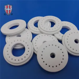 Refractory Plate Refractory Material Alumina Ceramic Round Plate Ring