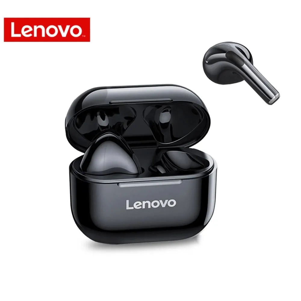 Lenovo thinkplus livepods Lp40 V5.0 Earbuds Wireless Charging Box Stereo Waterproof Headsets With Noise Cancelling TWS Earphones