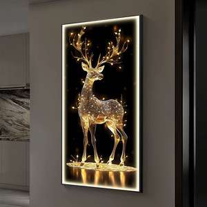 Arte de pared hogar enmarcado porcelana colgante <span class=keywords><strong>cuadros</strong></span> de vida ilustraciones e impresión personalizada para Artes decoración Led pintura - Product Image 3