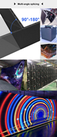 Pantalla LED para Exteriores de Alquiler, Conexión Fija, Gabinete de Bloqueo Rápido, Impermeable, Alto Brillo, Amplio Ángulo de Visión, Panel Publicitario HD