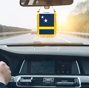 Drapeau de voiture double face mini pays du monde entier, à suspendre sur la vitre arrière, pour décoration de rétroviseur, vente en gros à prix abordable - Product Image 6