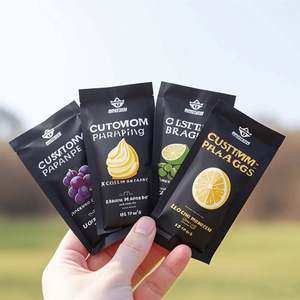 Bolsas de plástico impresas en huecograbado de sellado térmico de tres lados personalizadas para embalaje de ropa a prueba de humedad tamaño y grosor personalizables - Product Image 1