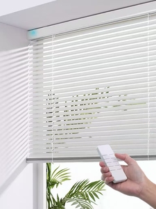 Persianas eléctricas <span class=keywords><strong>de</strong></span> madera personalizadas para puertas correderas, listón ancho, estructura <span class=keywords><strong>de</strong></span> madera Real, cable <span class=keywords><strong>de</strong></span> Control lateral para gestión <span class=keywords><strong>de</strong></span> luz <span class=keywords><strong>de</strong></span> privacidad - Product Image 6