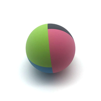 Ballon de jonglage rebondissant de 6 cm en caoutchouc souple creux certifié EN71, jouet sportif pour enfants de 5 à 7 ans, mini, léger, avec logo, directement de l'usine