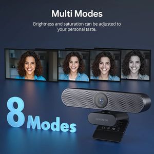 Interface USB AutoFocus Capteur d'image CMOS Webcams avec télécommande Produit en stock - Product Image 4