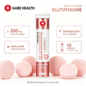 Comprimés effervescents de collagène DEM Private Label 500mg Biotine Vitamine E C Zinc Peau Cheveux Ongles Beauté Fraise 15 unités Personnalisé - Product Image 3