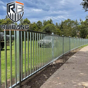 Paneles de Cerca Tubulares de Acero Residenciales Ruibang con Postes para Delimitaciones de Comunidades Norteamericanas - Product Image 3