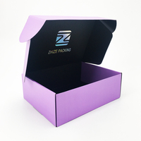 Boîte à chaussures en papier avec Logo personnalisé, coffret d'emballage de vêtements avec cannelures, pour expédition de courrier, 12 pièces