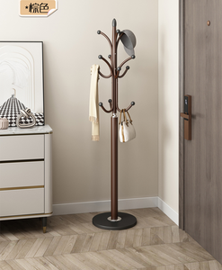 <span class=keywords><strong>Perchero</strong></span> de pie de hierro con 12 ganchos, diseño moderno para uso en hoteles, para colgar ropa en el recibidor - Product Image 5