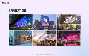 กลางแจ้ง P3.91 P10.4 P5.2กันน้ำหน้าจอ LED ใสแขวนหน้าต่างกระจก LED แสดง<span class=keywords><strong>ผ่าน</strong></span>ม่านวิดีโอ LED ผนัง - Product Image 6