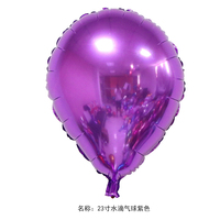 Ballons à hélium en forme de goutte d'eau, 23 pouces, personnalisés, vente en gros, usine, économique