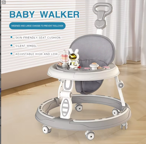 Marchettes pliantes en plastique Baby Zhile anti-jambes en O et anti-retournement, 6-18 mois, jouet éducatif léger, voiture à pousser pour bébé - Product Image 3