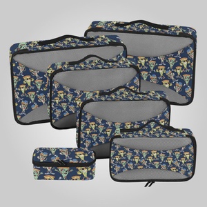 Ensembles de 6 cubes de rangement personnalisables pour vêtements et chaussures, sacs organisateurs de voyage pour bagages, vente en gros - Product Image 1