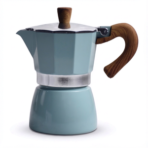 Cafetière italienne classique en alliage d'aluminium faite à la main, cafetière à <span class=keywords><strong>moka</strong></span> pour la maison, la cuisine et l'extérieur - Product Image 2