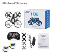 JJRC H36 2.4G 4CH RC Drone avec télécommande gyroscopique à 6 axes Quadcopter Jouets Mode sans tête 360 ° Flips/Rolls Mini RC Drone pour enfants