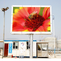 Écran vidéo LED extérieur grand format haute luminosité 6500cd, étanche IP65, modules LED P10mm pour panneau d'affichage publicitaire LED