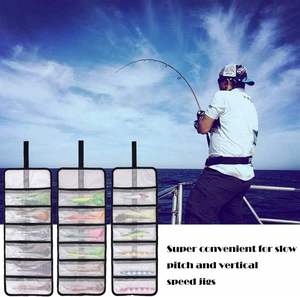 <b>Roll</b> up Fishing Lure Wraps Lure <b>Bag</b> 6 Pocket PVC Protective Cover Saltwater Hook Covers Lure Bait Protector - Product Image 4