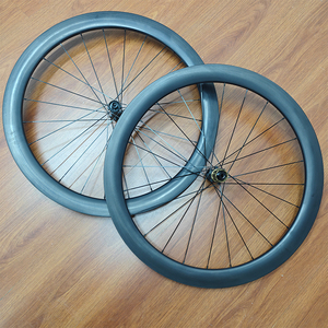 Roues de vélo de route en <span class=keywords><strong>carbone</strong></span> 1428g, jantes Toray T800 700C, hauteur de cadre 50mm, moyeu à cliquet étoile, frein à disque - Product Image 1
