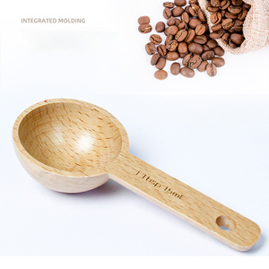 Beukenhouten maatschepjesset, natuurlijke ecologische keukengerei voor nauwkeurige keukenmetingen - Product Image 5