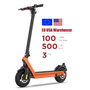 折りたたみ式キックスクーターx9ヨーロッパ倉庫USAEU在庫あり36v 48v 500w 1000w強力な電動eスクーター大人
