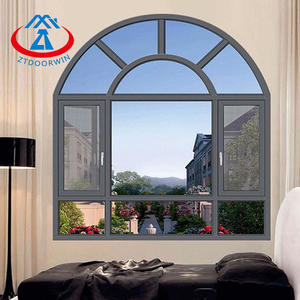 Zhtdoors phổ biến nhất Sản phẩm mới ra nước ngoài mở Pháp Châu Âu cửa sổ cong cửa sổ Series cho nhà 60x80 - Product Image 5