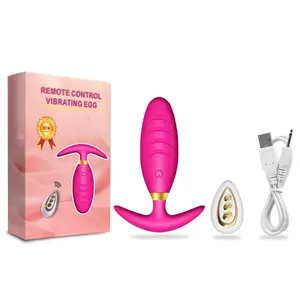 Vibreur double prise anale en Silicone portable, sans fil, avec télécommande, masseur de Prostate, jouets sexuels pour femmes et hommes adulte