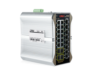 Giải pháp mạng 24-Port Gigabit quản lý công nghiệp <span class=keywords><strong>Ethernet</strong></span> chuyển đổi - Product Image 1