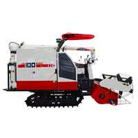 Moissonneuse-batteuse agricole Xingguang Luckystar 4LZ-6.0Z, moissonneuse-batteuse à riz à alimentation complète/entière, 118+