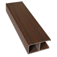 Diseño moderno grano impermeable acanalado WPC techo nueva hoja de madera con función ignífuga