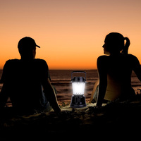 Lanterne de camping LED alimentée par 4 piles AA, lumière d'urgence, lanternes portables, panne de courant, extérieur