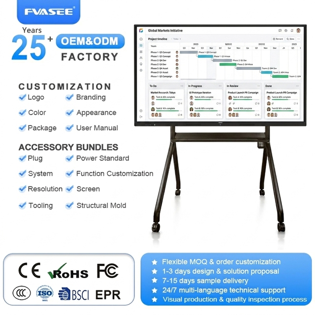 Hot Selling Interactive Smart Board 55/65 Inch Interactive Whiteboard Smart Interact Panel for Conference Touch Interactive