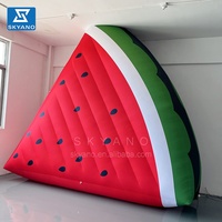 Modèle de fruit de simulation gonflable publicitaire Ballon de pastèque publicitaire personnalisé pour affichage