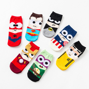 Printemps Et Automne Coton Dessin Animé Personnalité <span class=keywords><strong>Bruce</strong></span> Lee Motif Chaussettes Super Héros - Product Image 2