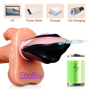 Dildo realista para mujeres con ventosa, pene de silicona líquida suave y firme para juegos sexuales anales y estimulación del punto G. - Product Image 5