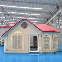 Tente de glamping gonflable à montage rapide, imperméable, coupe-vent, anti-UV, grande capacité, pour hôtel, maison d'hôtes, camping