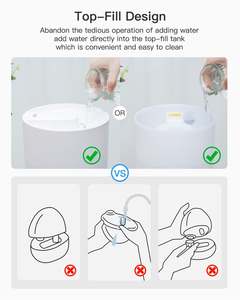 2800ml tissu imperméable revêtement doux lampe de nuit tissu ultrasons aromathérapie Machine électrique pour hôtel décoration voiture extérieur - Product Image 4