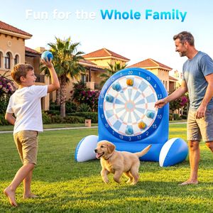 Juego de dardos inflable para niños, éxito de ventas, con pelotas adhesivas para lanzar a la diana, juguete para piscina, para la familia, para exteriores, de 3 a 12 años, en venta. - Product Image 5