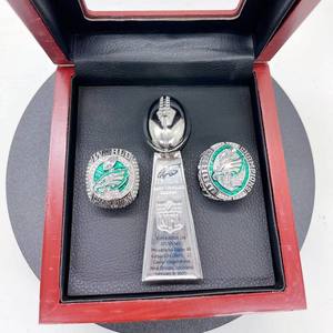Best-seller Philadelphia Eagles Gift Set Championship Ring, Exquisite Fashion Jewelry Ring Set, champion Time <span class=keywords><strong>Eternal</strong></span> Memorial - Product Image 5