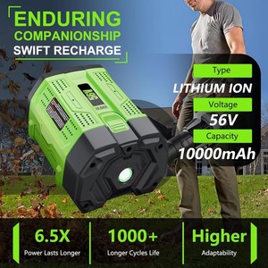 Batería de Litio de Repuesto de 56V 2.5Ah 4Ah 5Ah 6Ah 7.5Ah para EGO BA1400 BA1400T BA2800 BA4200 BA5600T 56V - Product Image 4
