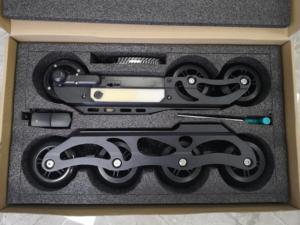 <span class=keywords><strong>Pattini</strong></span> in Linea Elettrici da Esterno Personalizzati e Fatti a Mano in Cotone per Adulti - <span class=keywords><strong>Pattini</strong></span> a Rotelle Unisex da Slalom JKing RS2 - Product Image 5