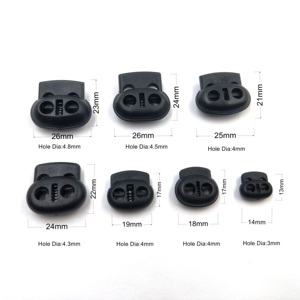 Bán buôn đầy màu sắc Dây khóa <span class=keywords><strong>Stopper</strong></span> Rope đôi chuyển đổi dây khóa <span class=keywords><strong>Stopper</strong></span> cho may mặc nhựa sơn may mặc - Product Image 2