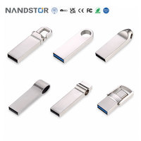 Grosir OEM min Metal Custom USB Flash Drive 8GB 16GB 32GB Murah Kapasitas Asli Portabel USB Stick dengan Antarmuka 2.0 3.0