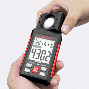 HABOTEST HT603 taşınabilir yüksek hassasiyetli dijital işık ölçer Luxmeter 0.1 LUX çözünürlük LCD ekran sıcaklık nem - Product Image 3